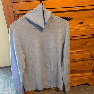 J. Crew Factory Women’s Sky Blue Turtleneck Sweater